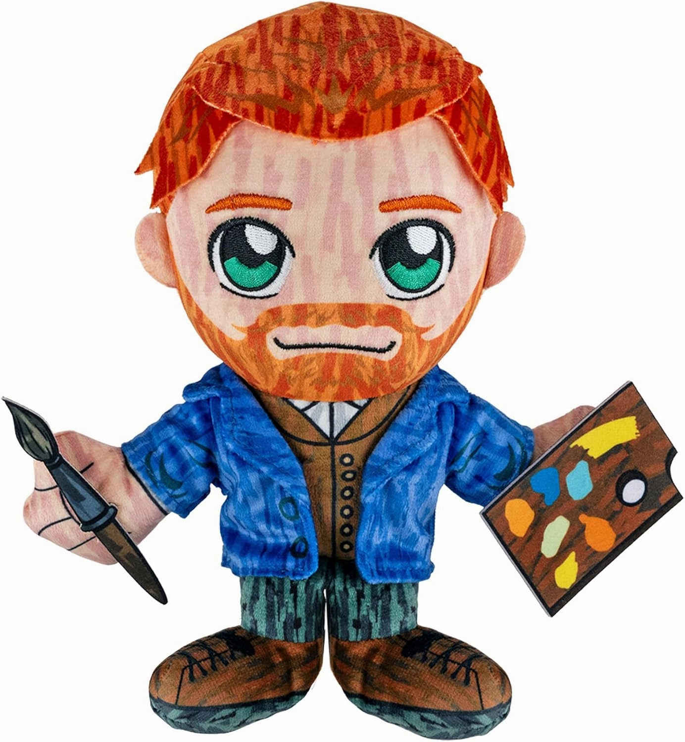 Bleacher Creatures Vincent Van Gogh 8" Kuricha Plush - Soft Chibi Inspired Toy