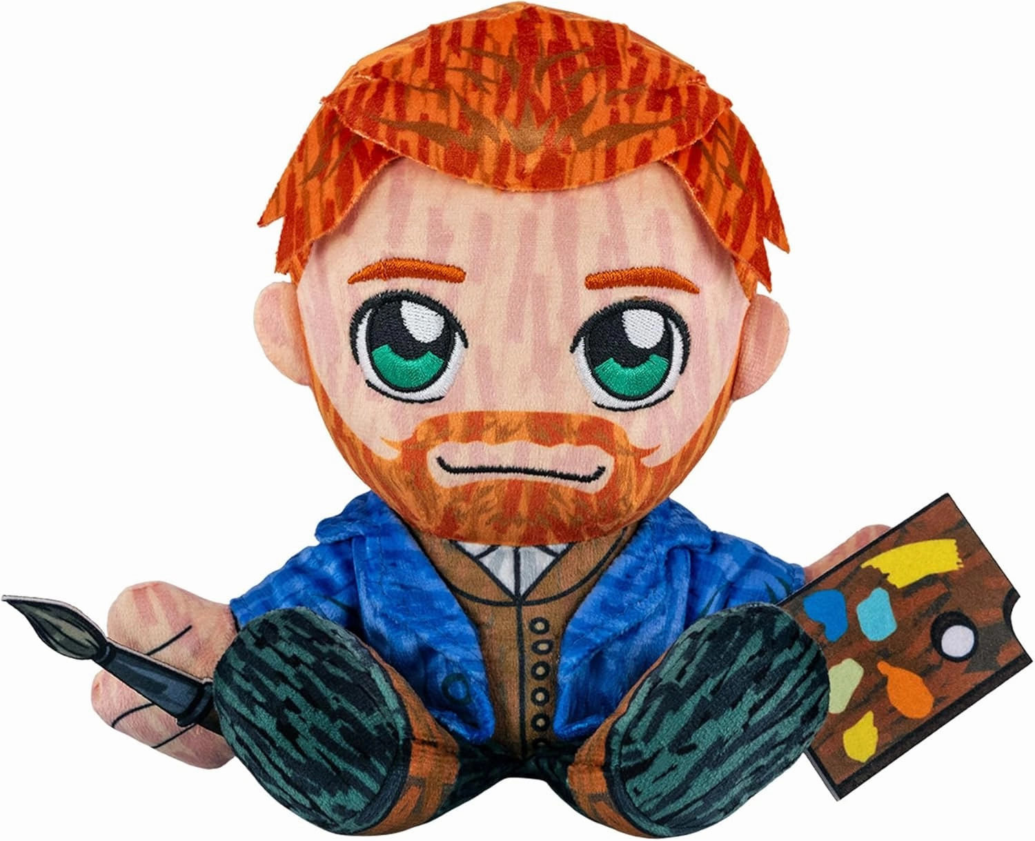 Bleacher Creatures Vincent Van Gogh 8" Kuricha Plush - Soft Chibi Inspired Toy