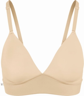 Bliss Triangle Bralette - Ultra-Soft & Lightweight, Deep V Bralette for Women