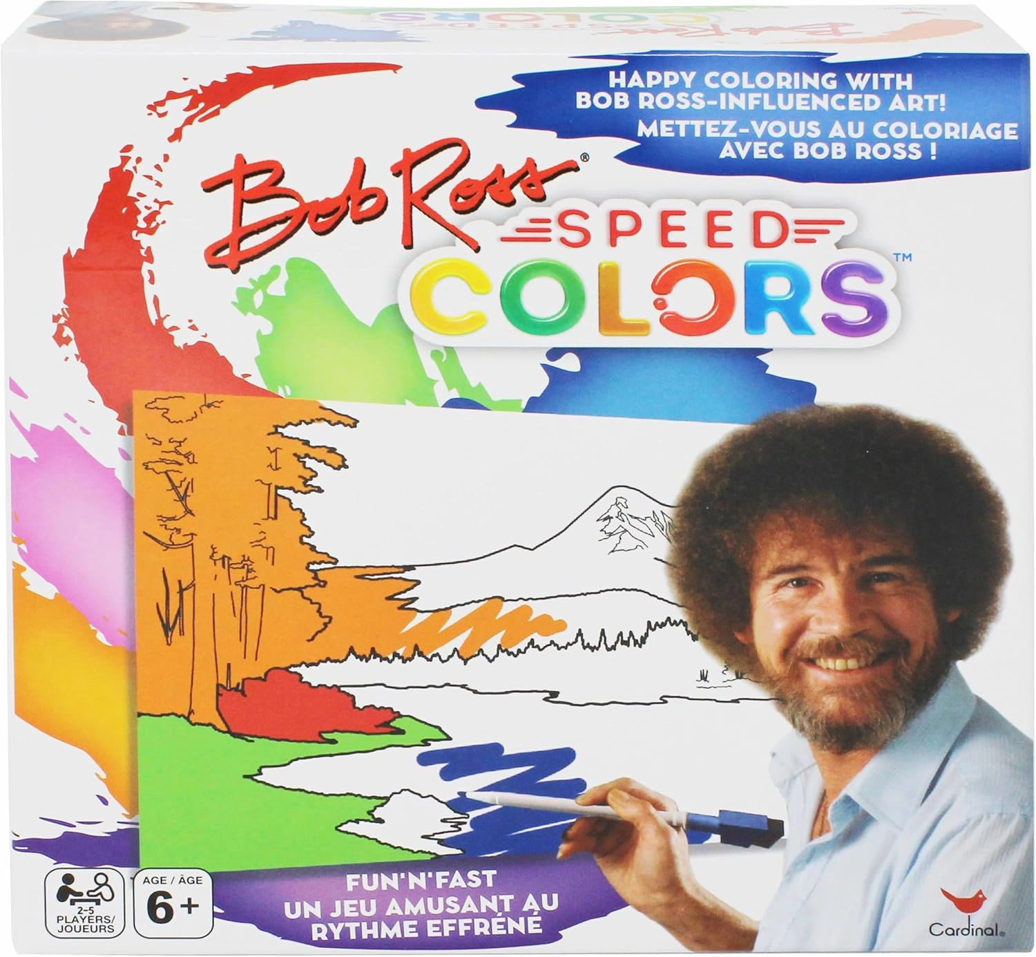 Bob Ross Speed Colors, Coloring Game for Kids, Teens, Adults, and Families
