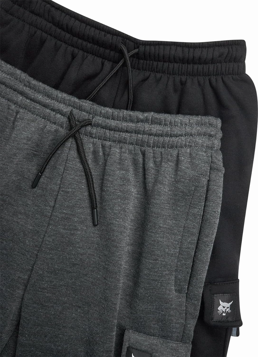 Bobcat Boys' Sweatpants - 2 Pack Soft Fleece Athletic Pull On Cargo Jogger Pants (Sizes: 8-18)