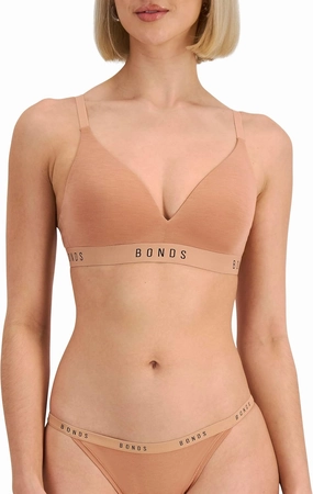 Bonds Women's Wireless Bra, Originals T-shirt Bra With Contour Cups, Comfortable Bra for Women