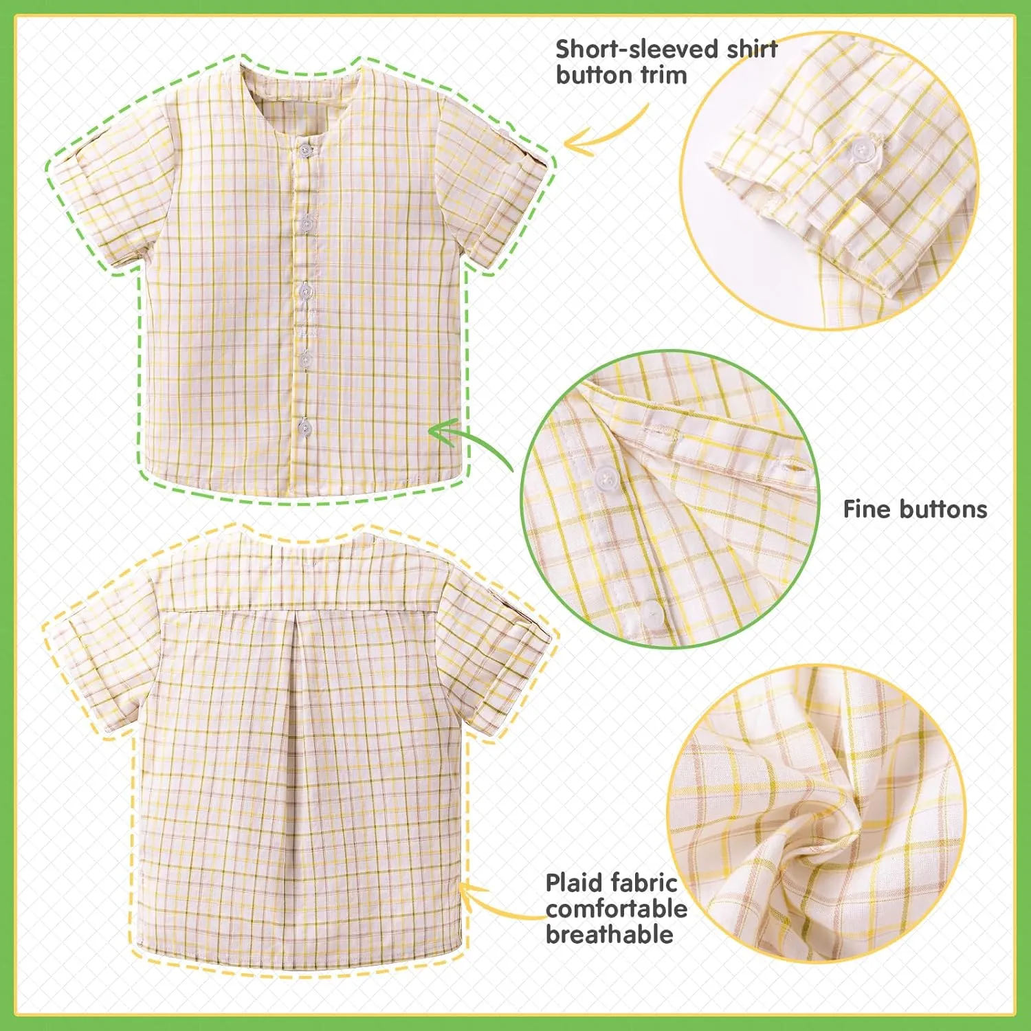 Booulfi Baby Boy Toddler Summer Clothes Wedding Birthday Outfits Suit for Boys T-Shirt and Shorts Set