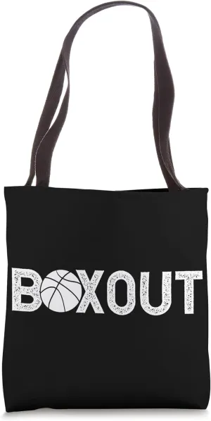 Box Out Basketball Rebound Rebounding Baller Sport Dunking Tote Bag