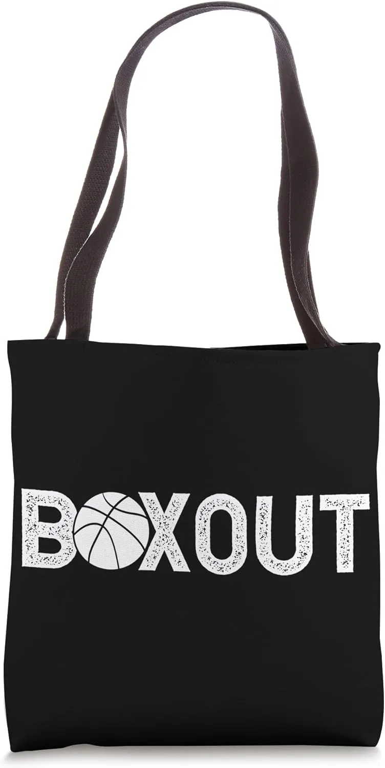 Box Out Basketball Rebound Rebounding Baller Sport Dunking Tote Bag