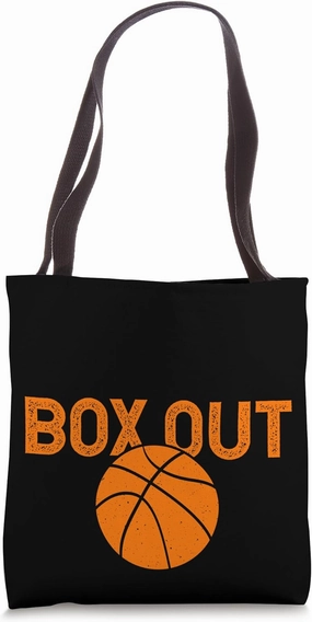 Box Out Basketball Rebound Rebounding Baller Sport Coach Tote Bag