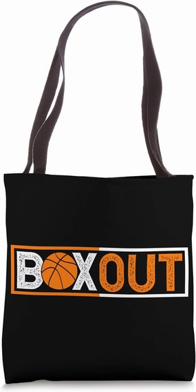 Box Out Basketball Rebound Rebounding Baller Sport Player Tote Bag