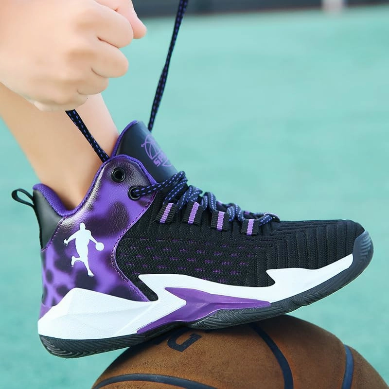 Boys and Kids Basketball Shoes Lightweight Fashion Sneakers