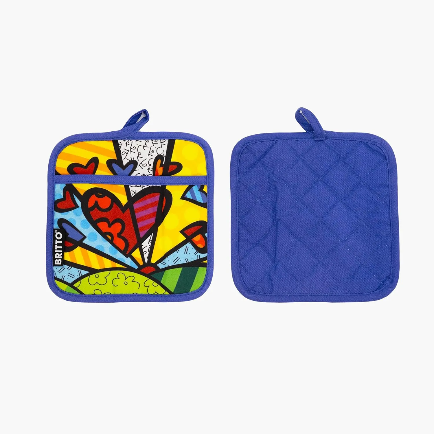 Britto Oven Mitt & Potholder Set - Designed by Romero Вrіtto (Colorful New Day)