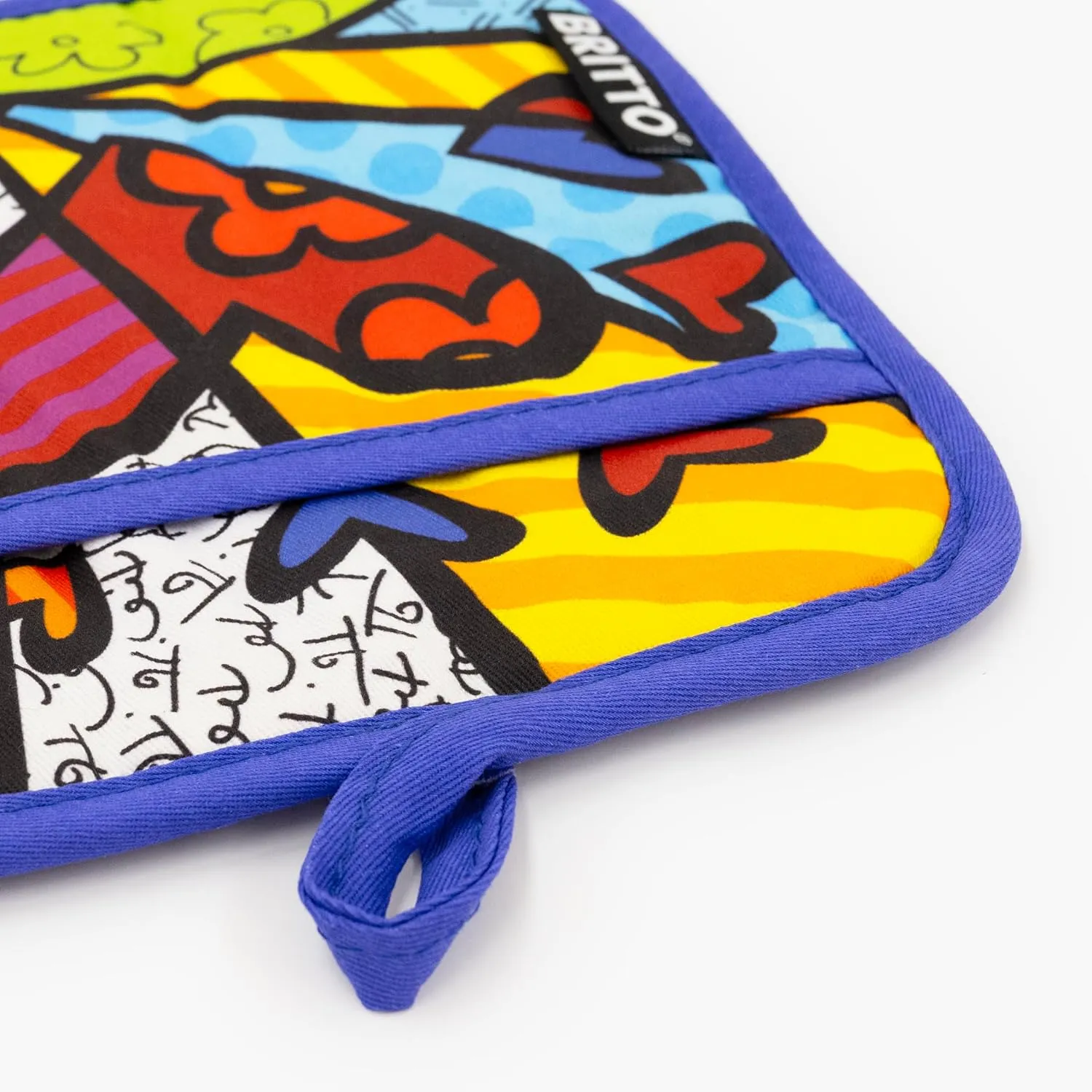 Britto Oven Mitt & Potholder Set - Designed by Romero Вrіtto (Colorful New Day)