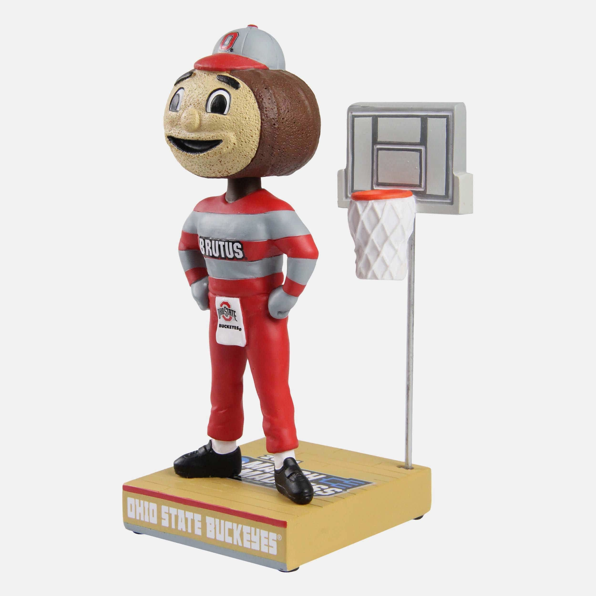 Brutus Buckeye Ohio State March Madness Mascot Bobblehead