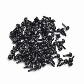 BULK <700pcs 3mm-6mm Plastic Teddy Pin Eyes Figurine Eyes No Thread for Dolls Toys Felting Bear