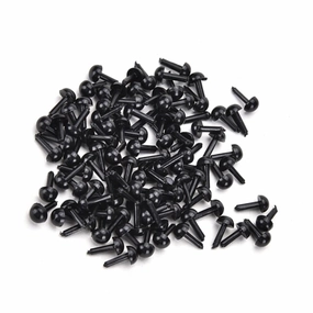 BULK <700pcs 3mm-6mm Plastic Teddy Pin Eyes Figurine Eyes No Thread for Dolls Toys Felting Bear