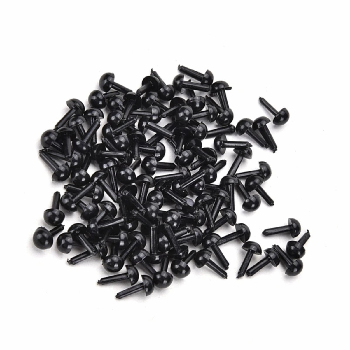 BULK <700pcs 3mm-6mm Plastic Teddy Pin Eyes Figurine Eyes No Thread for Dolls Toys Felting Bear