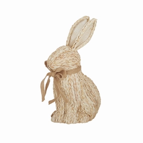 Bunny with Bow Corn Natural