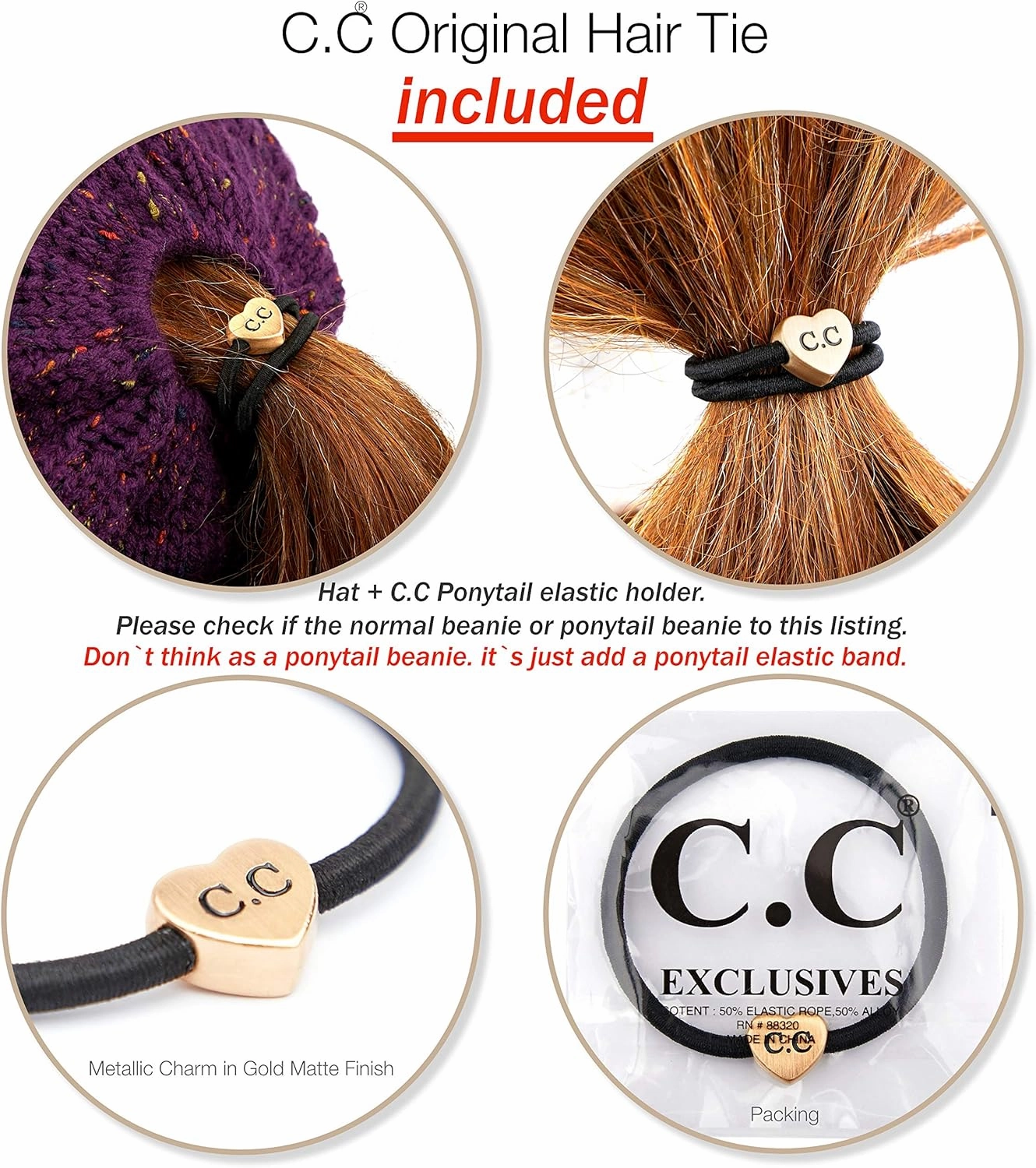 C.C Exclusives Soft Beanie hat with Leopard Pattern and Fur Pom(HAT-7001)(SF-7001)