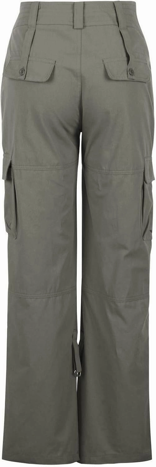Cargo Pants for Women Mid Rise Pockets Baggy Trousers Loose Lightweight Hiking Pants Y2K Fashion Boyfriend Streetwear Pants