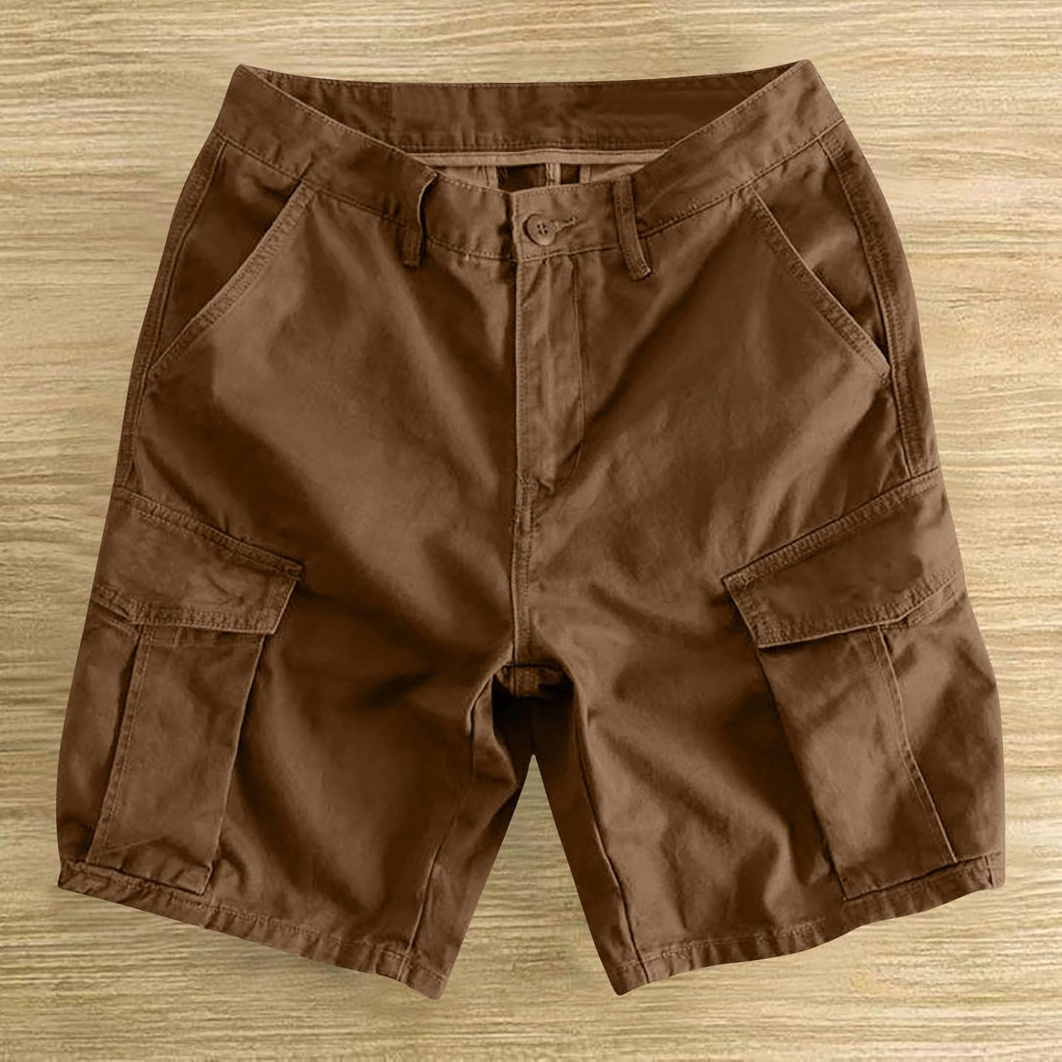 Cargo Shorts for Men 5 Inch Relaxed Fit Button-Fly Quick Dry Stretch Lightweight Tactical Wear Hiking with Multi Pockets