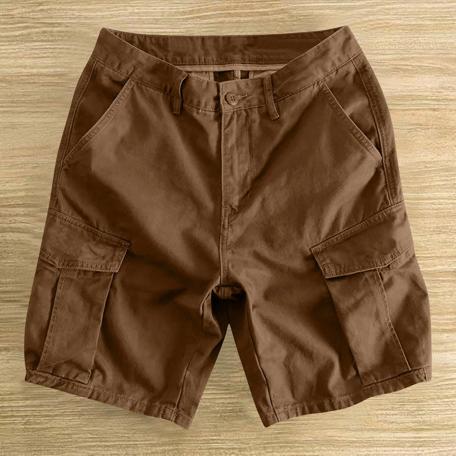 Cargo Shorts for Men 5 Inch Relaxed Fit Button-Fly Quick Dry Stretch Lightweight Tactical Wear Hiking with Multi Pockets