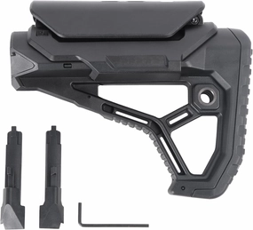 Cheek Height Raiseable Fixed Stock - Black - Gen II