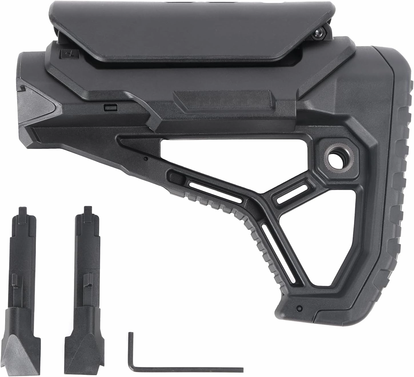 Cheek Height Raiseable Fixed Stock - Black - Gen II