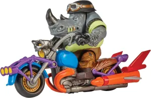 Chopper Cycle with Exclusive Rocksteady Figure by Playmates Toys