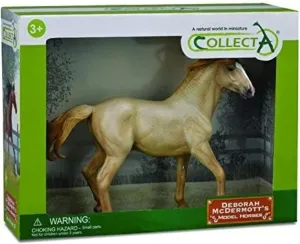 CollectA – Stallion Mustang Palomino Clear, Deluxe Box 1:12 89807 (90189807)