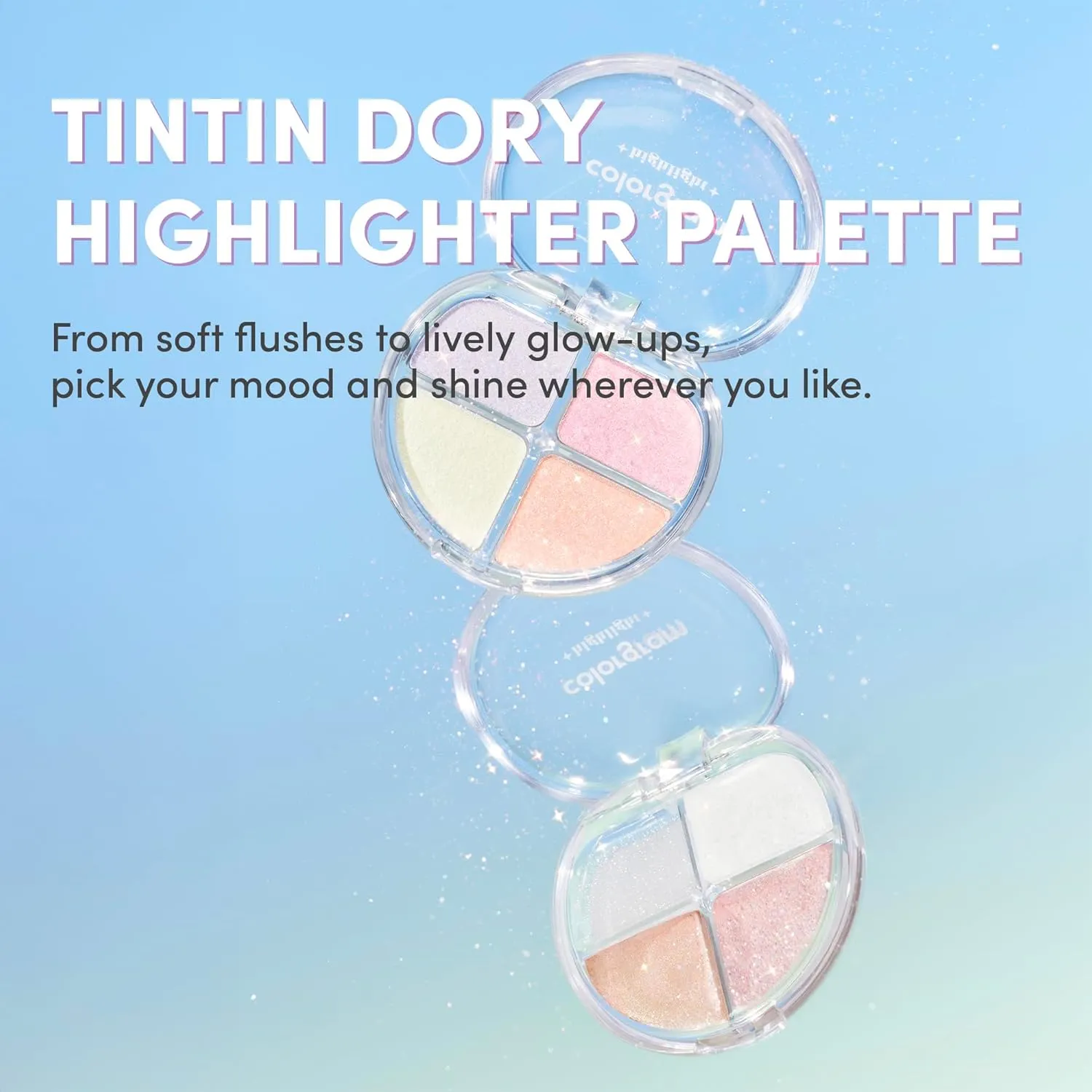 COLORGRAM TINTIN DORY HIGHLIGHTER PALETTE 02 CREAM BALM
