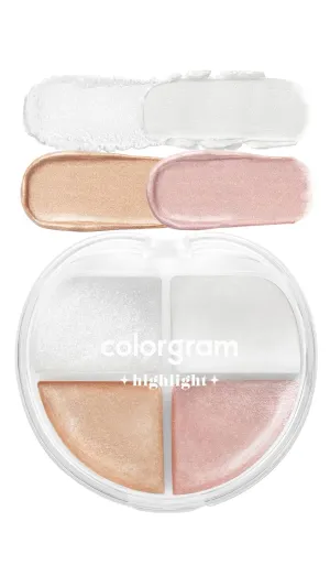 COLORGRAM TINTIN DORY HIGHLIGHTER PALETTE 02 CREAM BALM