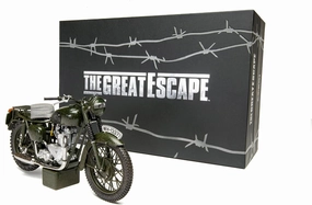 Corgi Diecast Model Cars - CC08501 The Great Escape - Triumph TR6 Trophy (Weathered) - Men, Women Souvenir Gifts from UK - Small Die Cast Toy Car Models Gift for Motor Enthusiasts