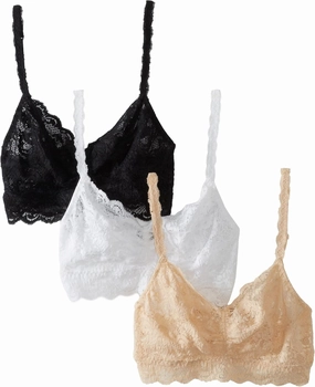 Cosabella Women's Never Say Never 3 Pack Sweetie Soft Bra