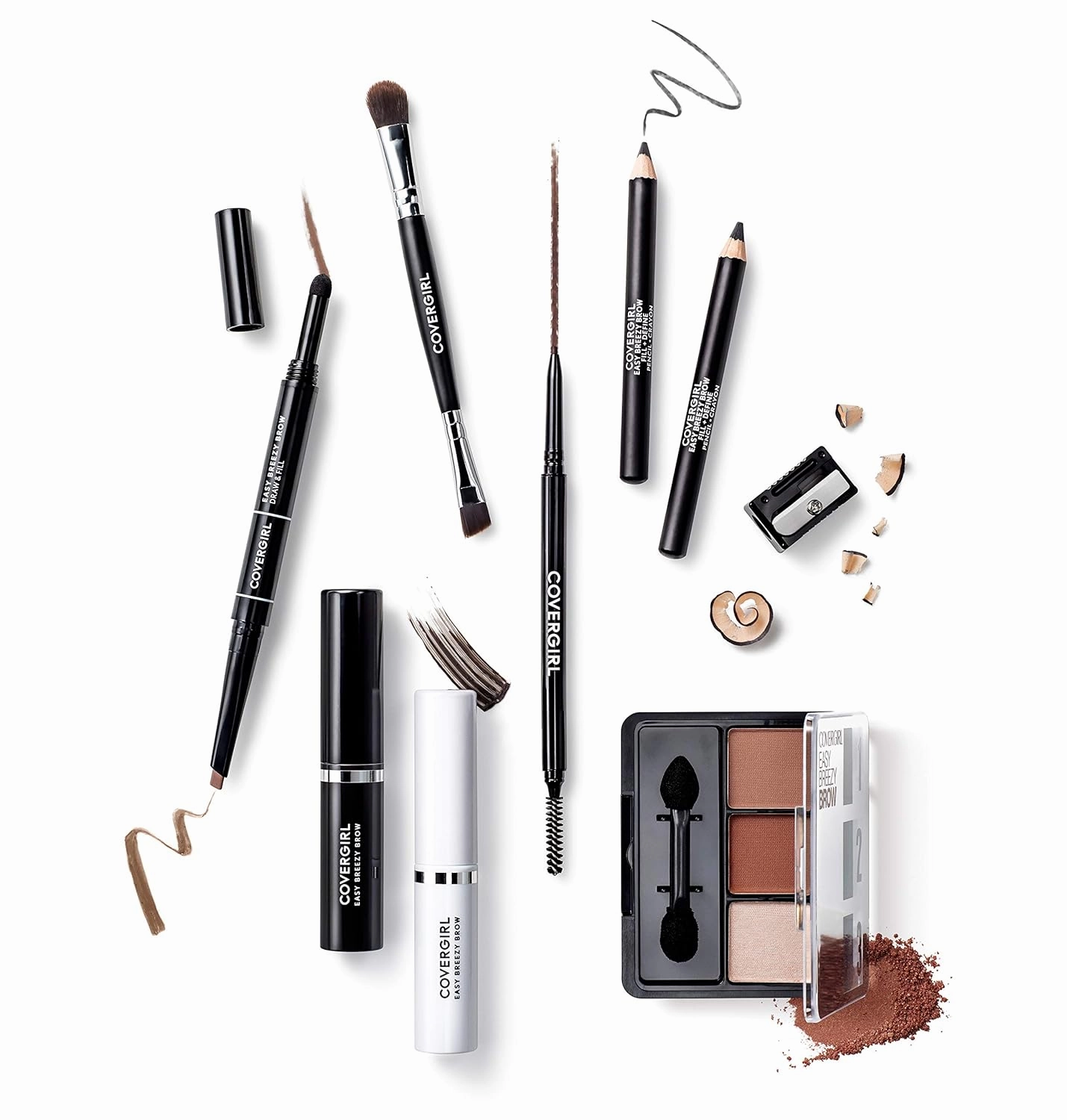 COVERGIRL - Easy Breezy Brow Draw & Fill, easy shaping & defining your brows, retractable pencil, sets in place, 100% Cruelty-Free