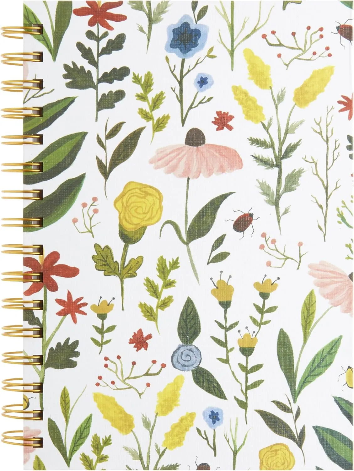 C.R. Gibson Romantic Floral Spiral Notebook and Pen Set, 160 pgs.