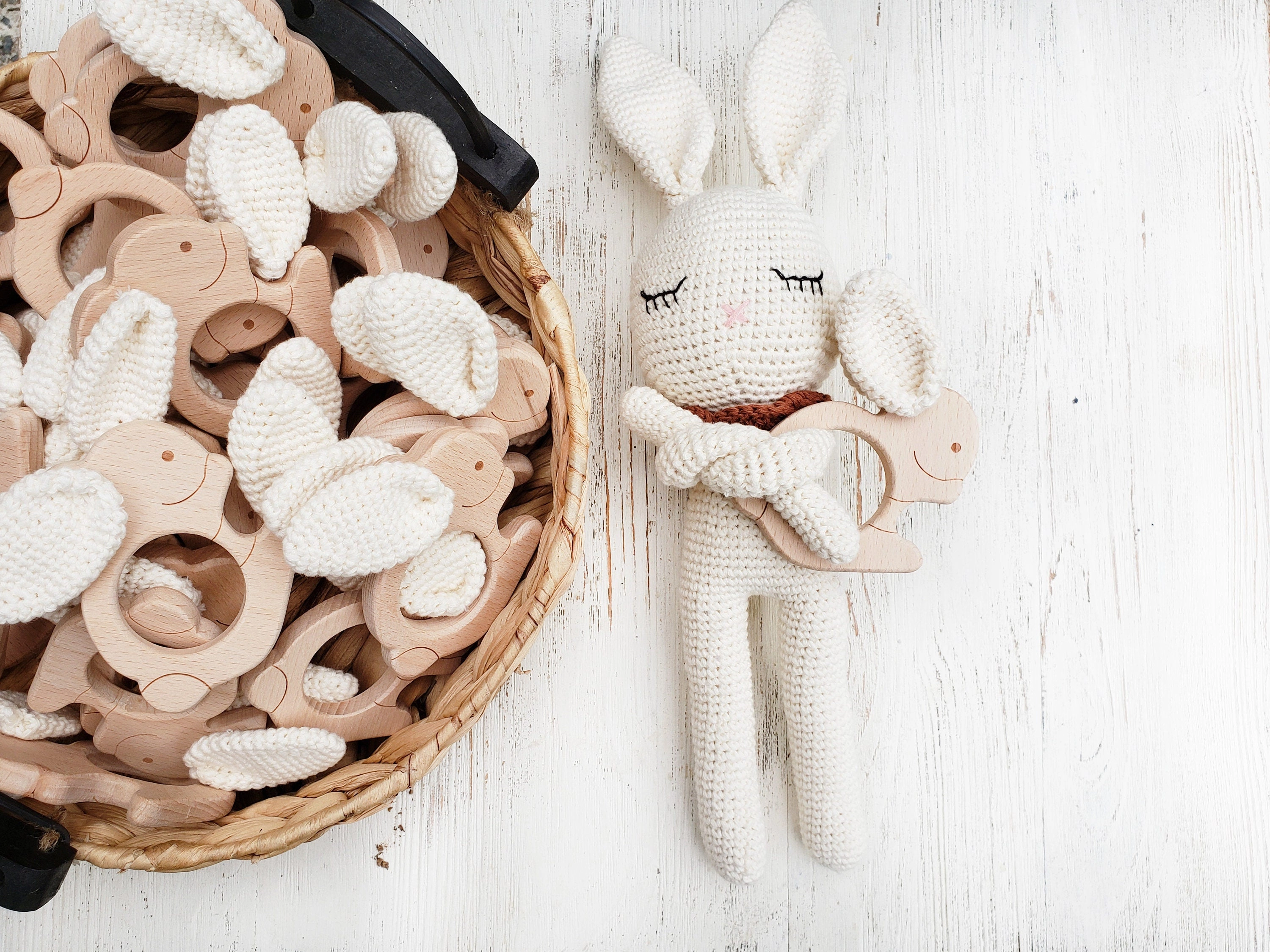 Crochet Crinkle Ears Bunny