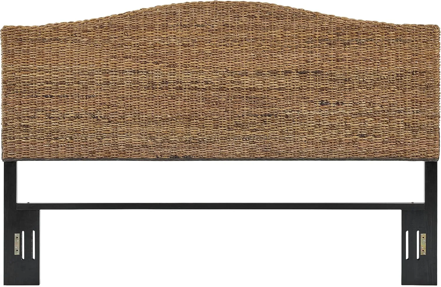 Crosley Furniture Serena Handwoven Natural Fiber Rattan Bed Headboard, Banana Leaf, King
