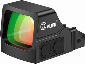CVLIFE WildHawk 3000G Shockproof Multi-Reticle 2 MOA Dot & 32 MOA Circle, Compatible with RMS/RMSC/RMR, Motion Awake Red Dot, Lock Mode Optics for Compact Handgun, with Adapter for RMR&MOS & Picatinny
