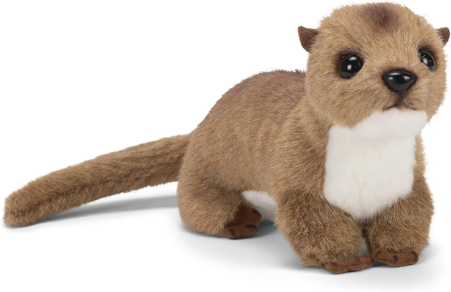 DEMDACO Cute Otter Aquatic Natural Brown 10 inch Children's Soft Plush Stuffed Animal Toy