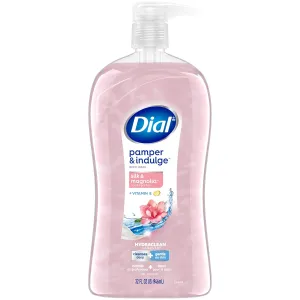 Dial Body Wash, Pamper & Indulge, Silk & Magnolia, 32 fl oz (Pack of 2)