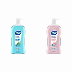 Dial Body Wash, Refresh & Renew Spring Water, 32 fl oz & Body Wash, Pamper & Indulge, Silk & Magnolia, 32 fl oz