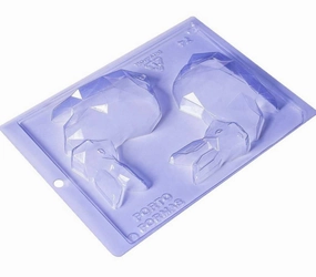 Diamond Bunny 3-Part Chocolate Mold