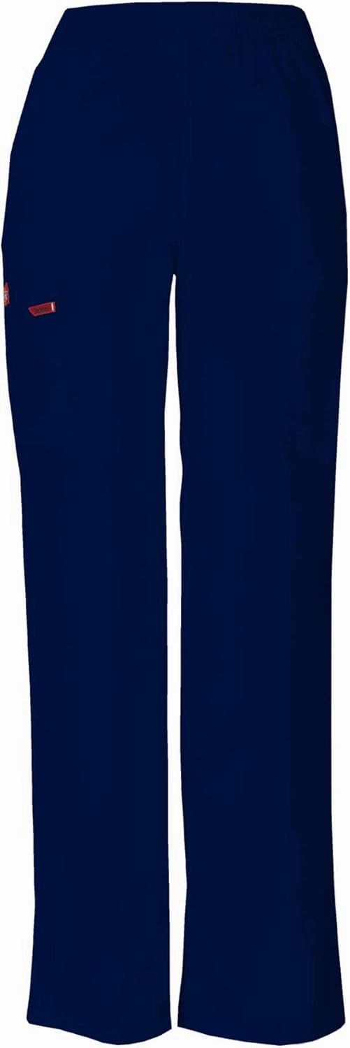 Dickies EDS Signature Scrubs for Women, Elastic Waist Pull-On Cargo Pants for Women in Soft Brushed Poplin 86106