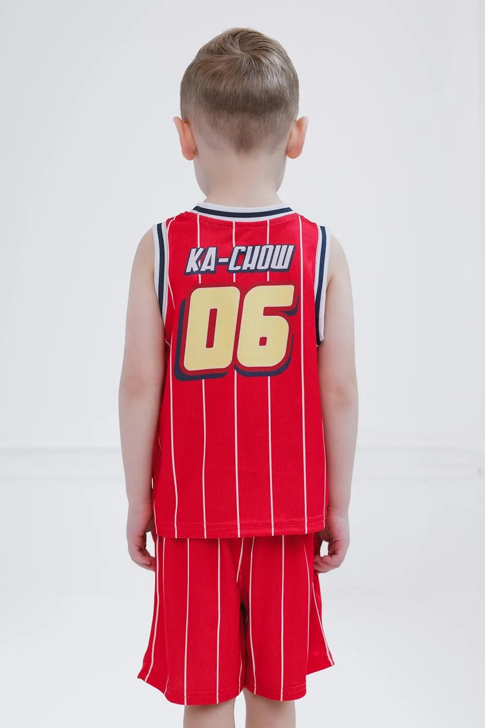 Disney Boys' Basketball Jersey & Shorts Set – Athletic Outfit for Toddlers & Big Kids (2T-10/12)