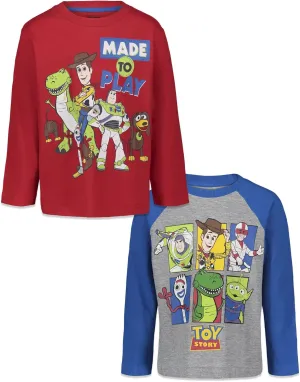 Disney Mickey Mouse 2 Pack T-Shirts Toddler to Big Kid