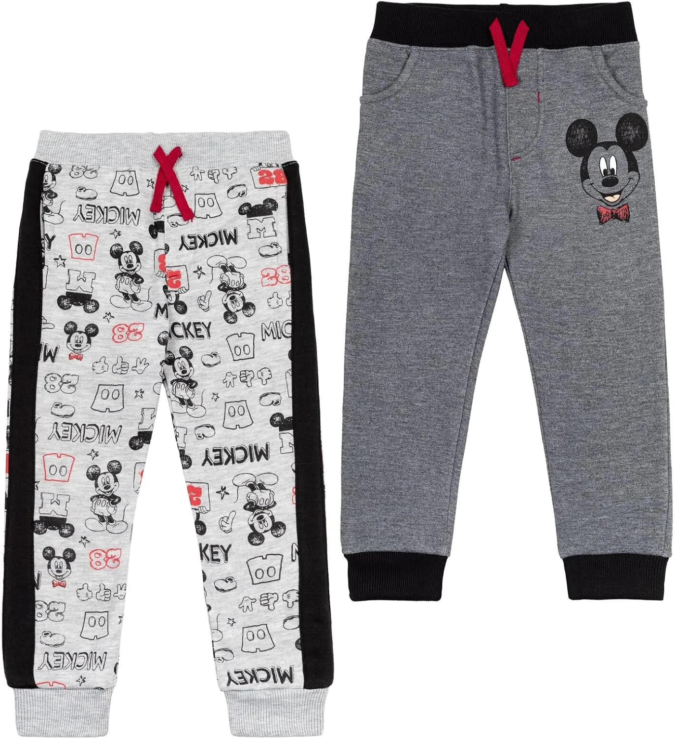 Disney Mickey Mouse Cars Lion King Toy Story 2 Pack Pants Infant to Big Kid Sizes (12 Months - 10-12)