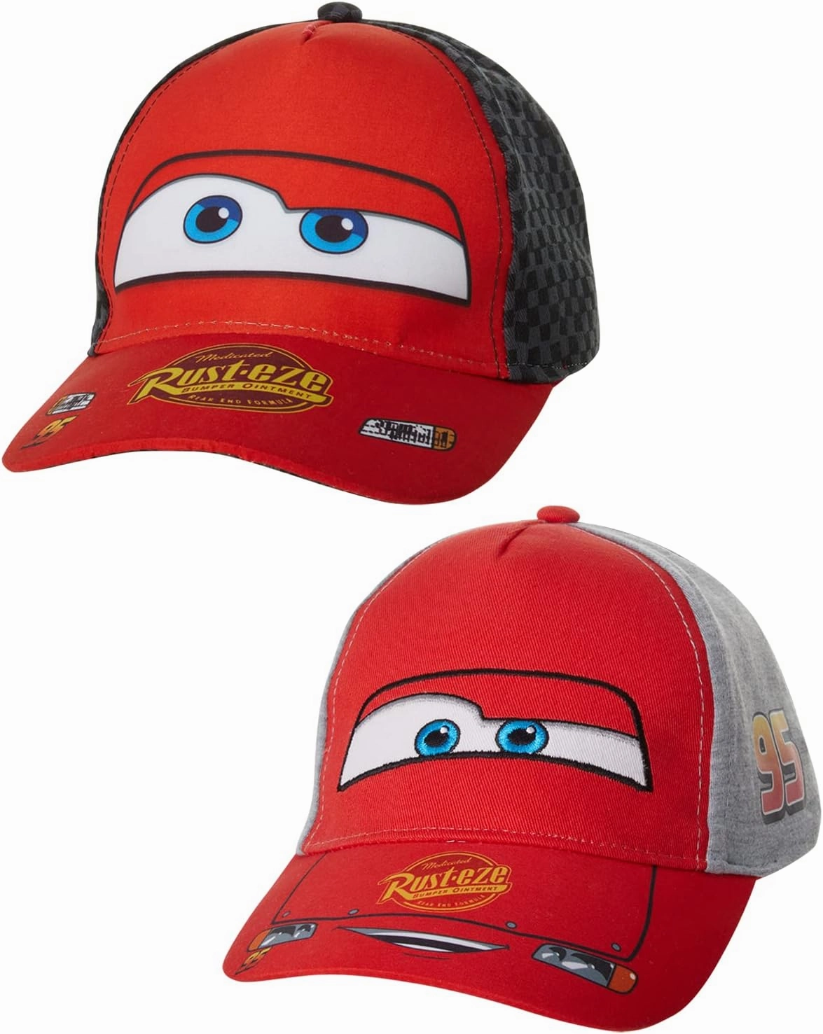 Disney Boys Baseball Hat, Lightning McQueen Adjustable Cap For Toddler 2-4 Or Kids Ages 4-7