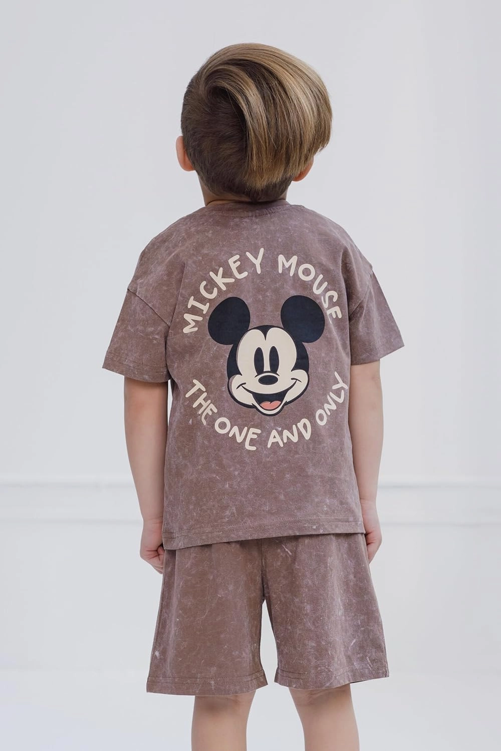Disney Mickey Mouse Donald Duck Pluto T-Shirt and Shorts Outfit Set Toddler to Big Kid
