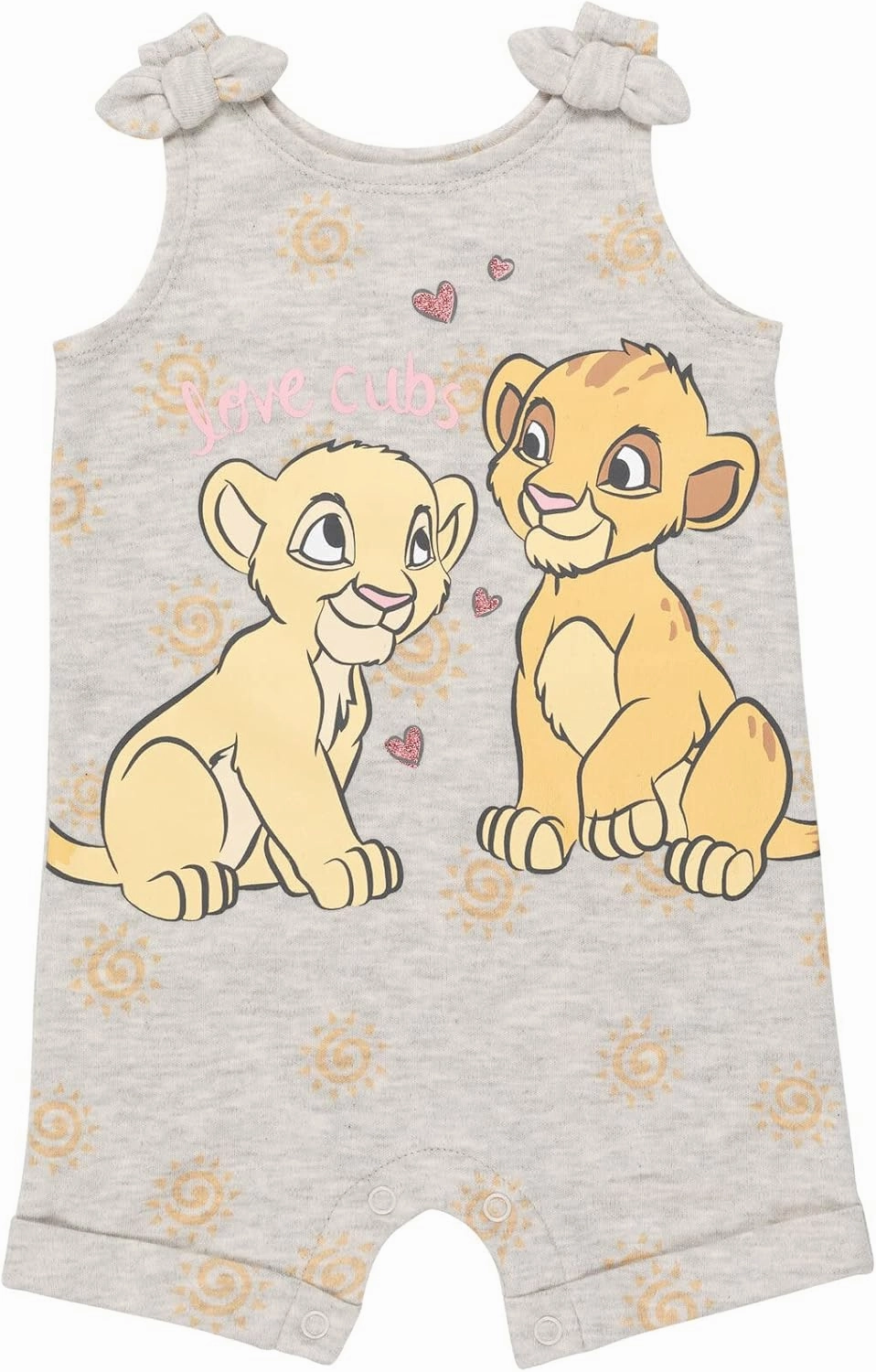 Disney Minnie Mouse Winnie the Pooh Lion King Lilo & Stitch Simba Romper and Headband Newborn to Toddler