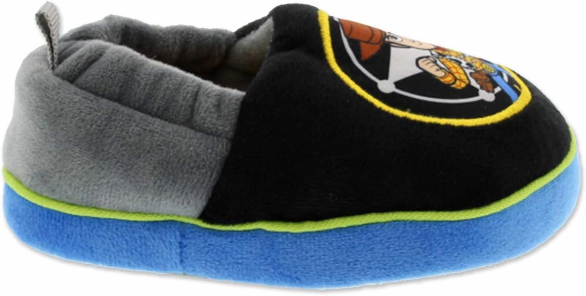 Disney Toy Story Woody Buzz Boys Toddler A-Line Slippers
