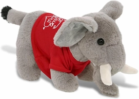 DolliBu I Love You Super Soft Standing Elephant Plush- Cute Elephant Plush Stuffed Animal with I Love You Red Shirt for Valentine, Anniversary, Romantic Date, Boyfriend, or Girlfriend Gift - 7.5 inch
