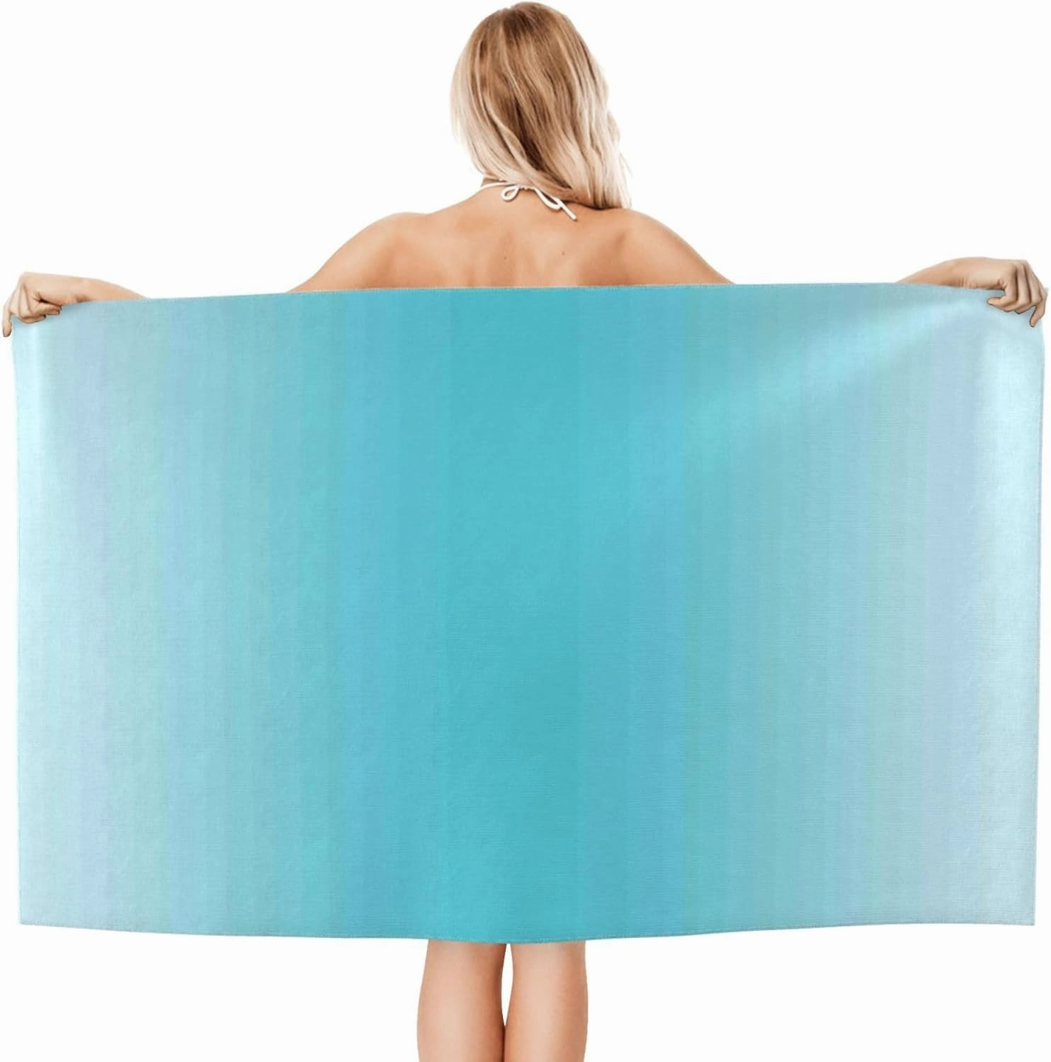 Dolphins Jumping at Sunset，Microfiber Beach Towel,Quick Dry Super Absorbent Lightweight Oversized Large Towels Blanket for Travel Pool Swimming Bath,32 x 52 in